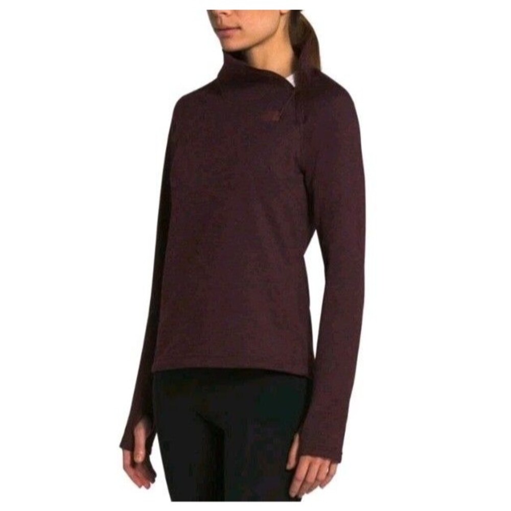 The North Face Canyonlands Quarter Zip Women S Purple Wine Gorpcore Outdoor Hike